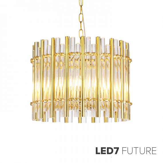 Loft Industry Modern - Tube Drum Chandelier